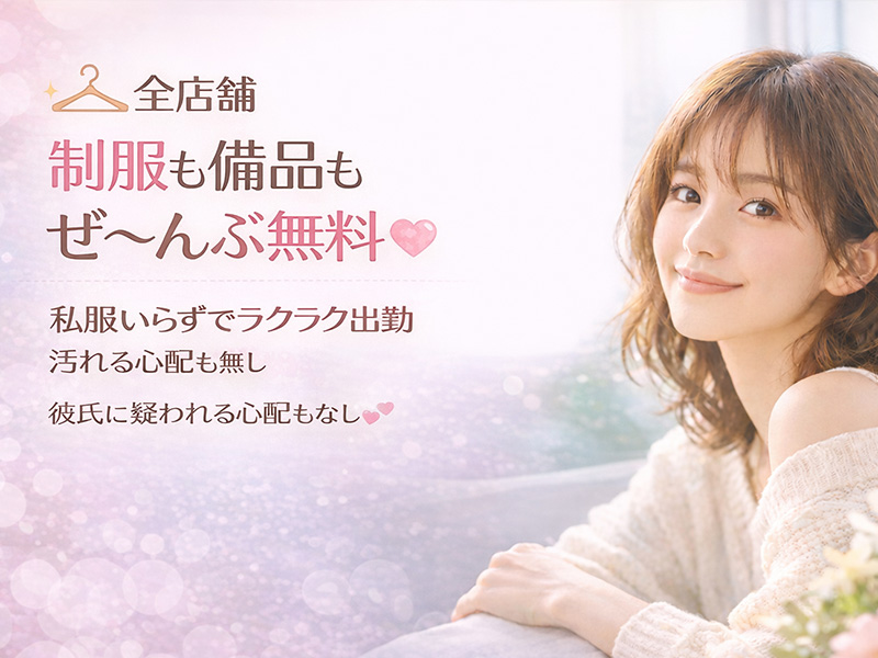 制服・備品貸与｜大阪で高収入求人をお探しの方！未経験者も安心してお勤めいただけます♪